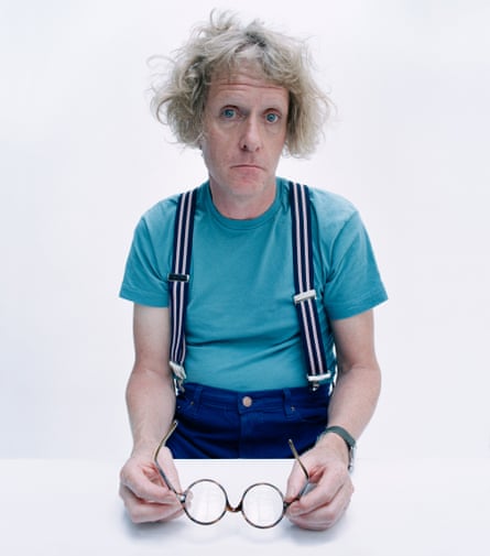 Grayson Perry in men's clothes
