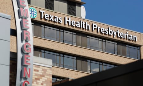 The Texas Health Presbyterian hospital in Dallas, where the first patient to be diagnosed with Ebola outside Africa is being treated.