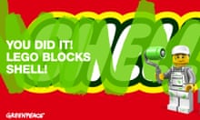 Korrespondance Skole lærer dal Lego ends Shell partnership following Greenpeace campaign | Oil | The  Guardian