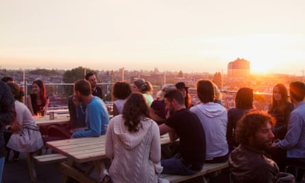 Rooftop bar Canvas is a new addition to east Amsterdam’s nightlife scene.