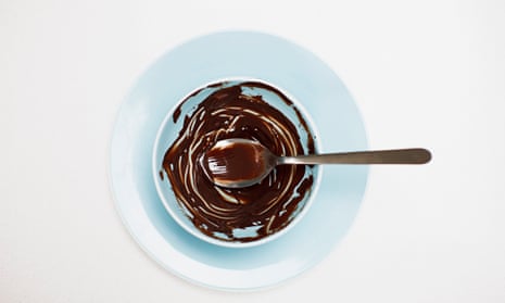 Chocolate in bowl