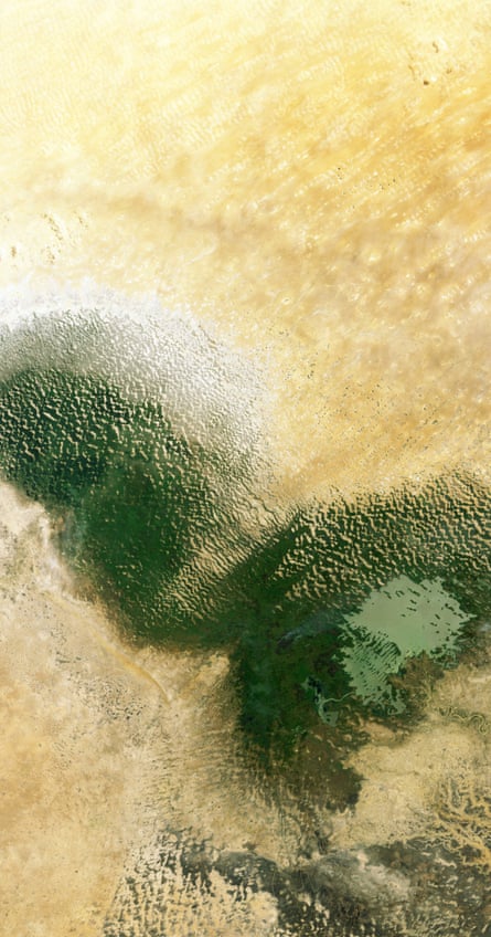 Lake Chad in West Africa's Sahel region