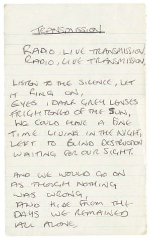 Ian Curtis His Lyrics Were So Dark Music The Guardian