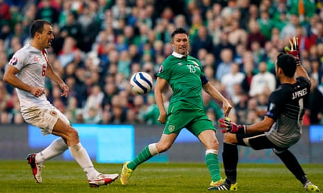 Ireland's Keane scores against Gibraltar in Dublin