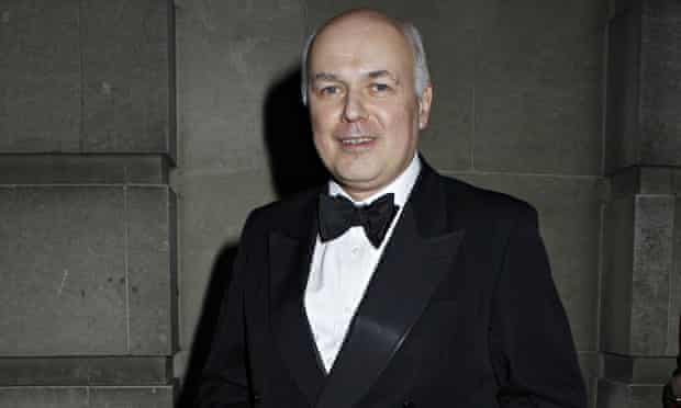 Iain Duncan Smith at the Conservative party 'black and white ball'