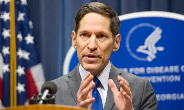 CDC chief Tom Frieden at a news conference in Atlanta.