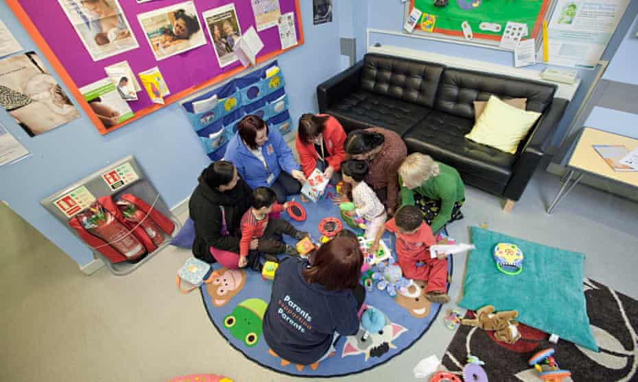 Parental mentors at Sure Start's Whitley childrens centre in Reading