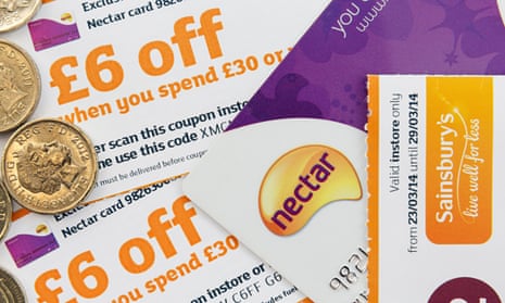 Sainsbury's Nectar card and vouchers