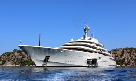 Roman Abramovich's luxury yacht, Eclipse.