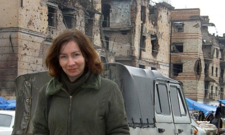 This picture, released by Memorial, shows Russian human rights activist Natalya Estemirova in Grozny in 2004, who was found dead in 2009. She had been investigating cases of kidnapping and murder.