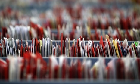 Postal Workers At The Medway Mail Centre Sort Christmas Post During Their Busiest Week Of The Year