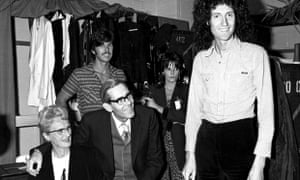 Brian May with his mother and father