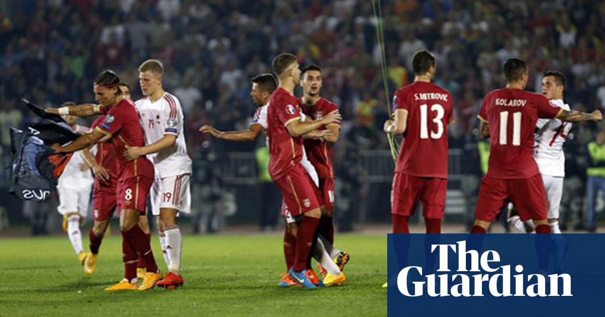 Drone Brawl Stops Euro 2016 Qualifier Between Serbia And Albania