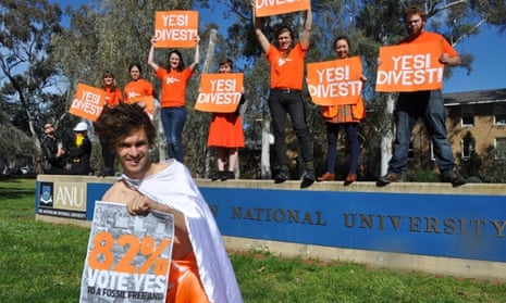 Australian National University (ANU) support fossil fuels divestment