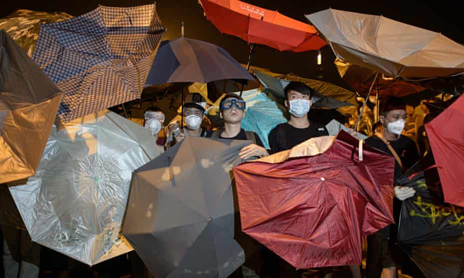 Pro-democracy protesters Hong Kong