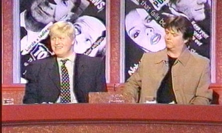 Gift of the gab: on Have I Got News For You with Paul Merton in 2004.