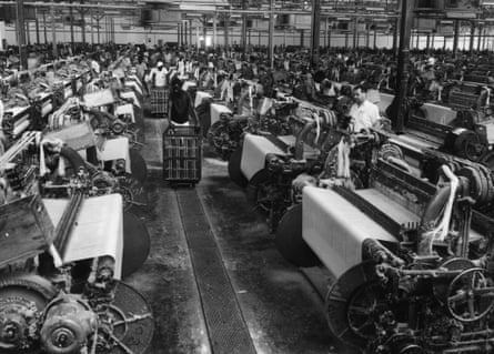 1965:  A cotton mill in Kinshasa.