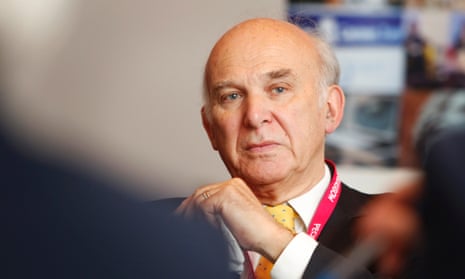 Vince Cable at the Guardian Immigration breakfast roundtable discussion at The Liberal Democrats Party annual national conference.