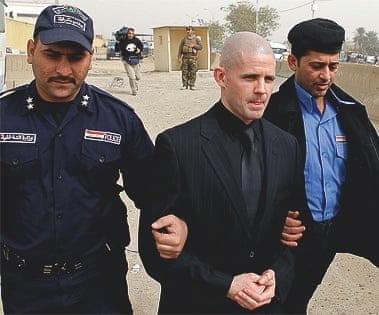 Danny Fitzsimons, being led away from court in 2011