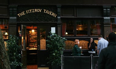 The Fitzroy Tavern, a favourite Thomas haunt