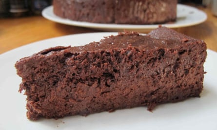Justin Gellatly's flourless chocolate cake