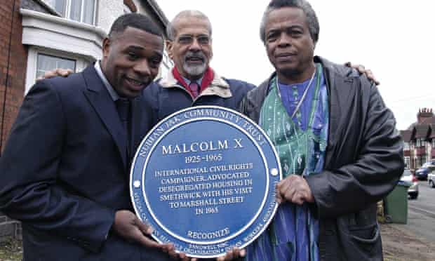 Blue plaque for Malcolm X