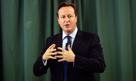 David Cameron addresses Tory supporters in Rochester 
