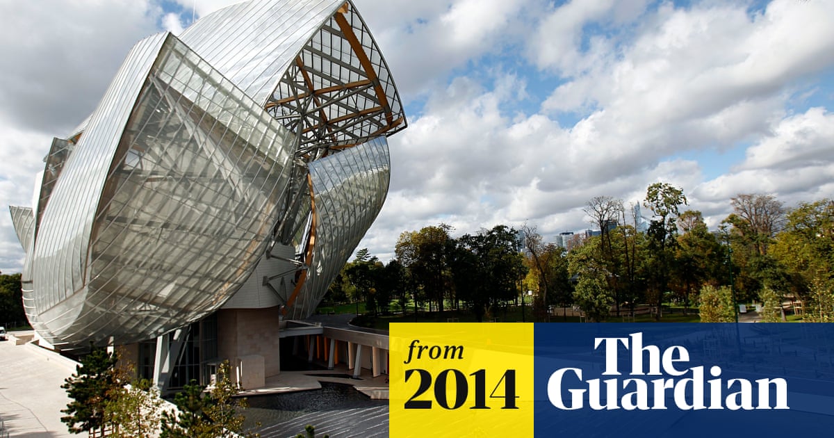 Frank Gehry S Cloud Of Glass Unveiled In Paris Frank Gehry The Guardian