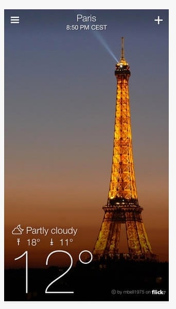Yahoo Weather: 'ever-reliable'.