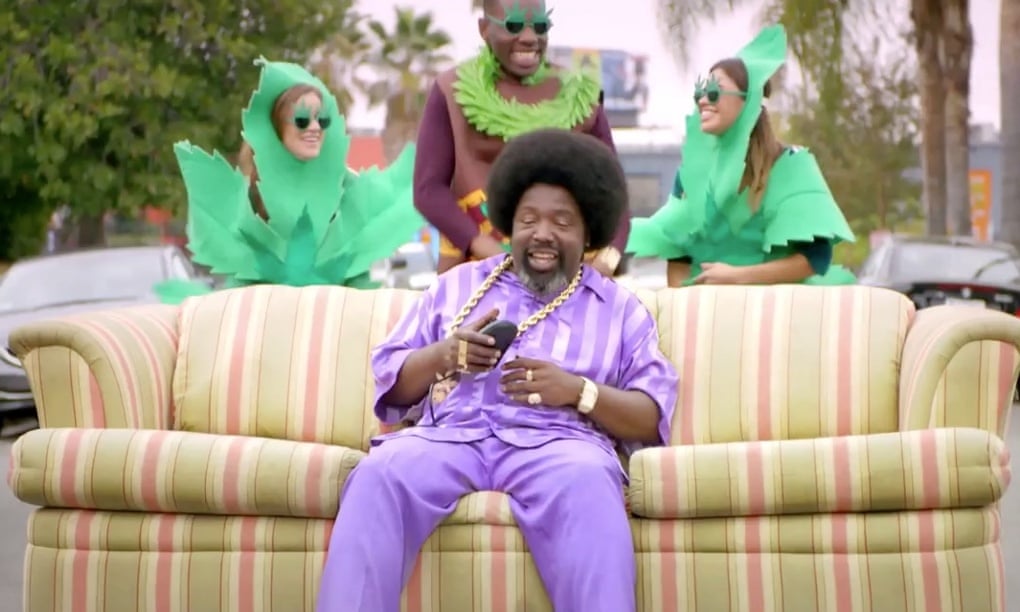 Afroman in the Because I Got High Positive Remix campaign film