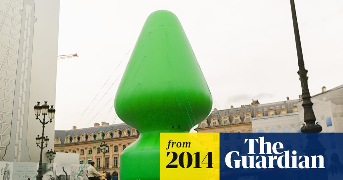 Vandals deflate 'sex toy' sculpture in Paris | Paris | The Guardian Vandals deflate 'sex toy' sculpture in Paris | Paris | The Guardian
