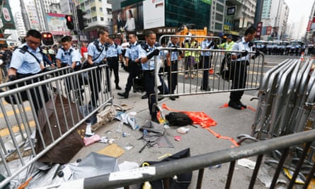 HK barricades