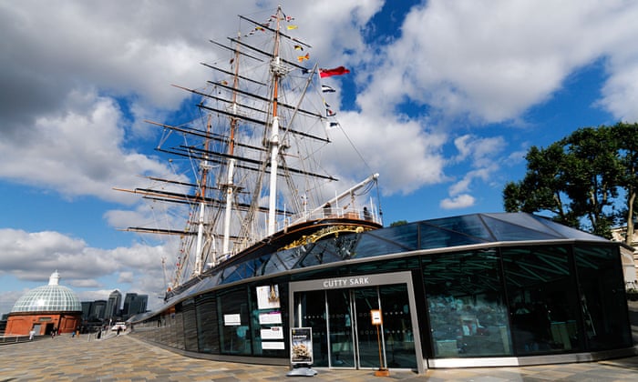 Part Of Cutty Sark Damaged In Fire Cutty Sark The Guardian