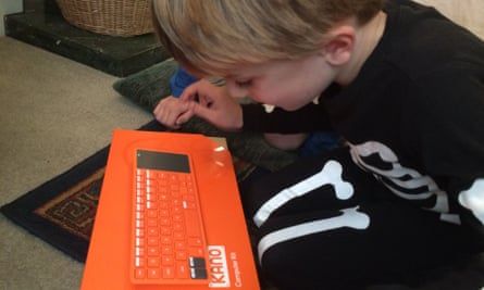 Kano's orange keyboard is instantly recognisable.