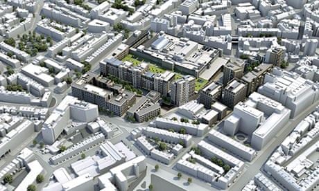 Development on the site of the Royal Mail’s Mount Pleasant sorting office in central London