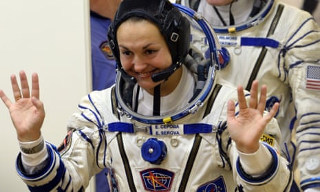 cosmonaut Yelena Serova with