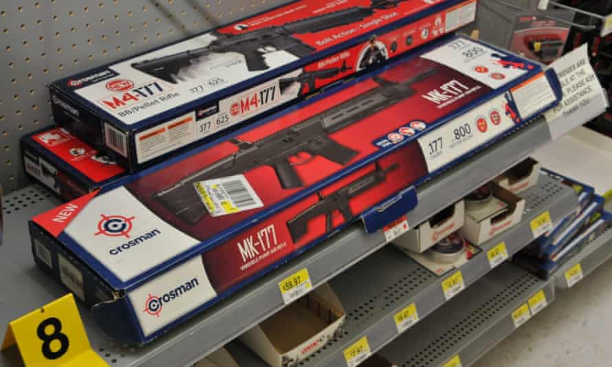 Walmart shooting BB rifle