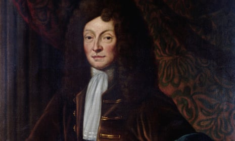 A portrait of Sir Christopher Wren at Wadham College in Oxford.