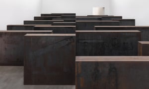 Richard Serra’s giant steel work Ramble.