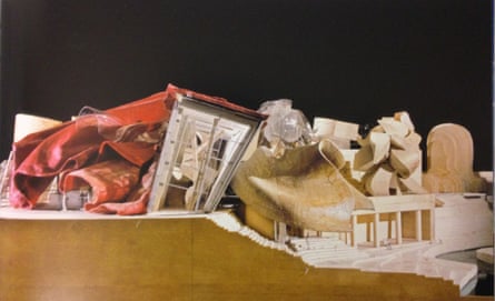 Where it all went wrong? … A model of the Lewis House, 1995, which saw Gehry make the move into supple, sculptural forms.