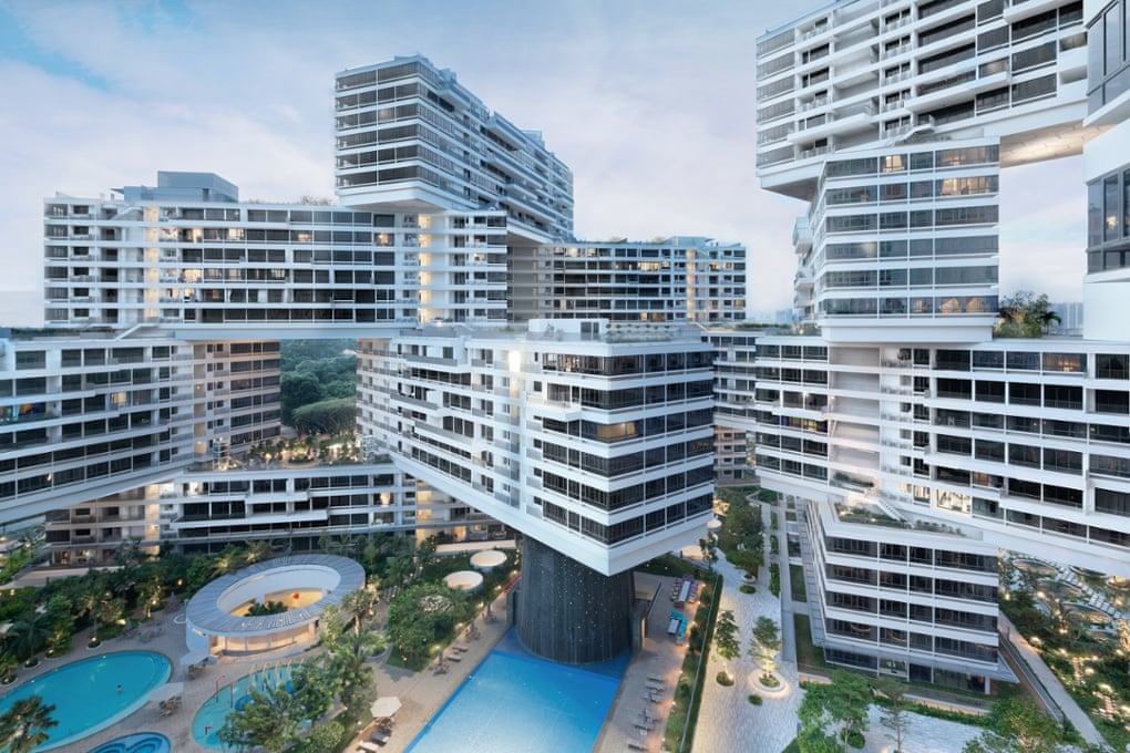 Interlace, an upmarket condominium, is a mark of the recent wave of global architects working in Singapore. Photograph: OMA