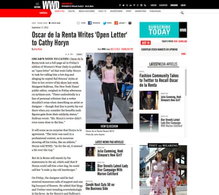 Oscar de la renta 2025 official website