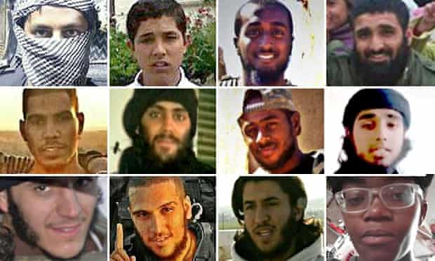 Composite of dead British Jihadis