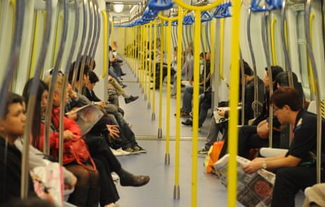 passengers on a metro