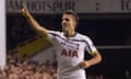 Erik Lamela celebrates his first goal.