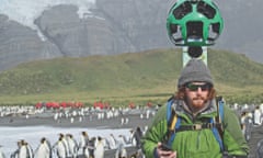 A backpack-mounted Google Trekker camera was used to map South Georgia