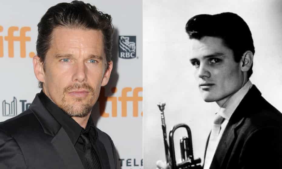 Ethan Hawke Trumpeted For Chet Baker Biopic Ethan Hawke The Guardian Ethan Hawke Trumpeted For Chet Baker Biopic Ethan Hawke The Guardian