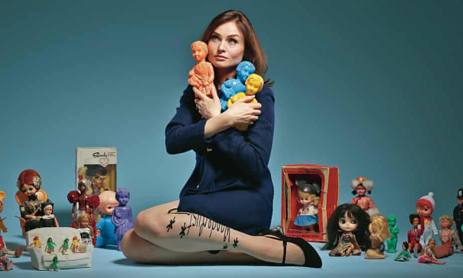 Sophie Ellis-Bextor with some of her doll collection. 