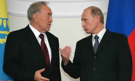 Putin Nazarbayev 
