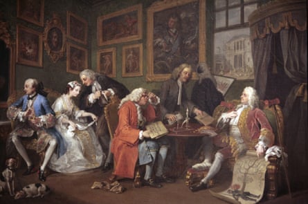 Hogarth's series Marriage a la Mode: The Marriage Settlement